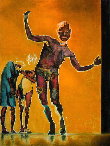 A DANCER by Eleonora Bourmistrov, Painting for Sale on Singulart