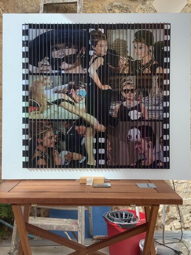 Audrey Hepburn by Didier Perthuison, Digital for Sale on Singulart
