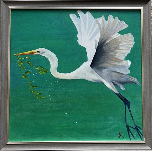 Collecting lunch by Allison McSparron-Edwards, Painting for Sale on Singulart