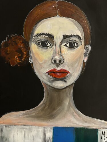 Camelia by Miren Fernandez Florencio, Painting for Sale on Singulart