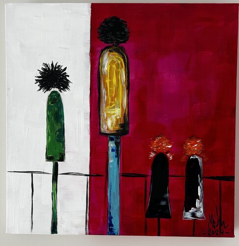 Familia Monoparental by Miren Fernandez Florencio, Painting for Sale on Singulart