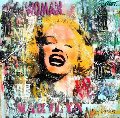 MARYLIN WOMAN by Sebastià Farré Monné, Painting for Sale on Singulart