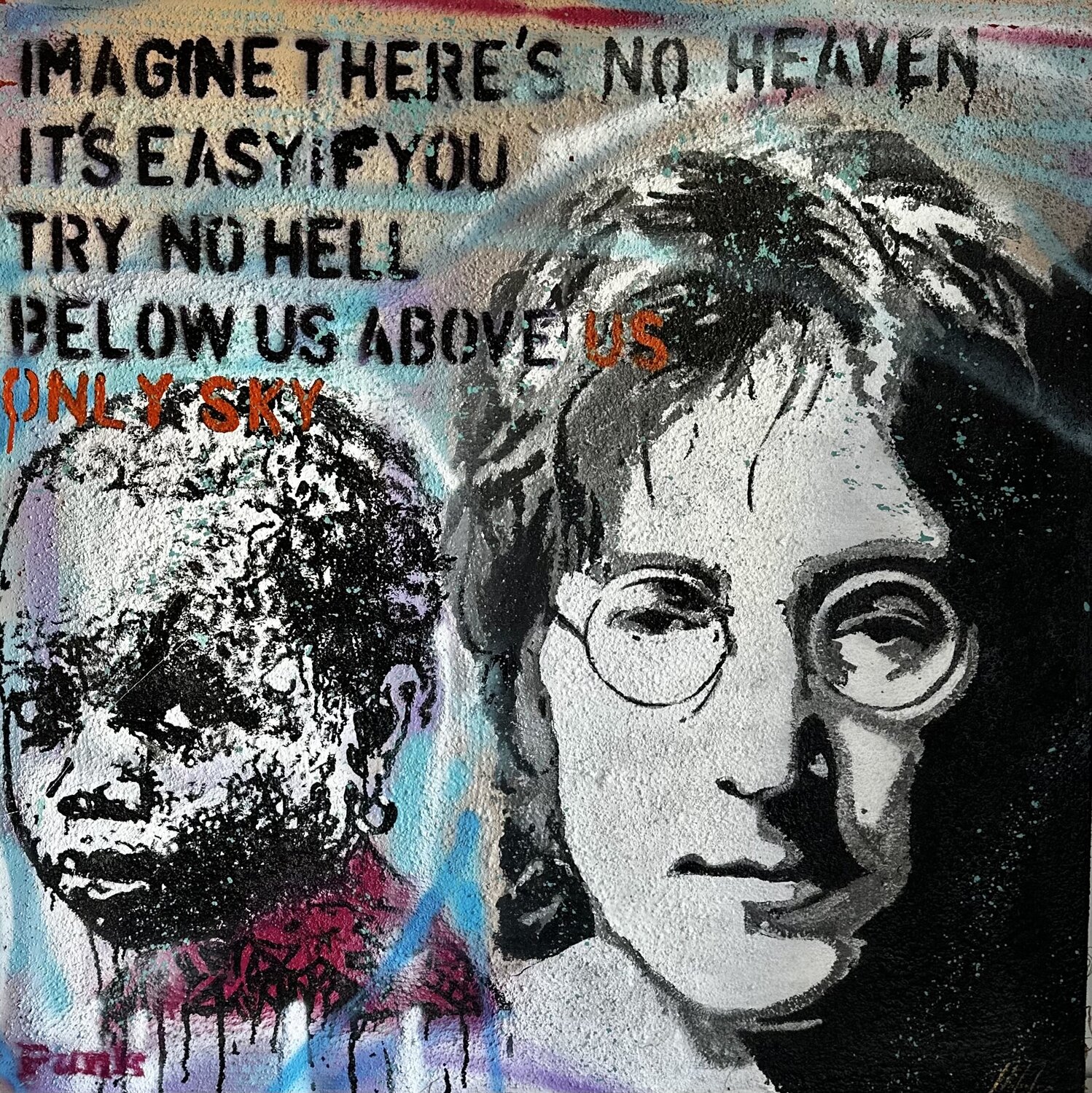 John Lennon – Imagine Sebastià Farré Monné Originalgemälde zu verkaufen