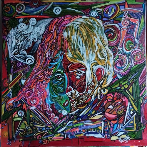 "QUANDO LA RAGIONE DIVENTA EMOZIONE"When reason becomes emotion van MARGHERITA BELLIPANNI (Margot), Schilderij te koop op Singulart