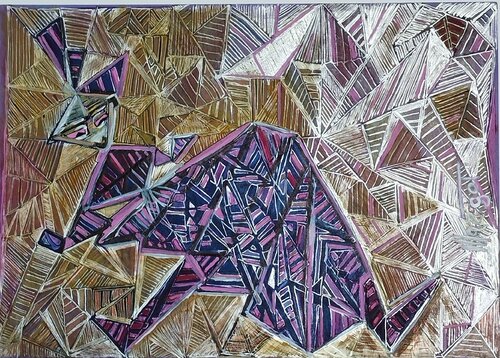 RIFRAZIONE Refraction van MARGHERITA BELLIPANNI (Margot), Schilderij te koop op Singulart