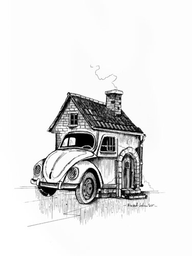 CARHOME von vincent Lelièvre, Zeichnungen kaufen auf Singulart