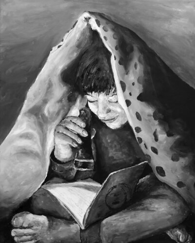 Die Abenteuer zwischen den Seiten de Ricardo Schwarz, Pintura a la venta en Singulart