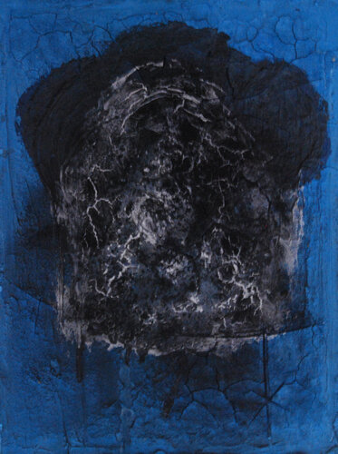 Blau Craquelat van Carlos Villena, Schilderij te koop op Singulart