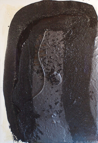 Materia de Gris i Negre van Carlos Villena, Schilderij te koop op Singulart