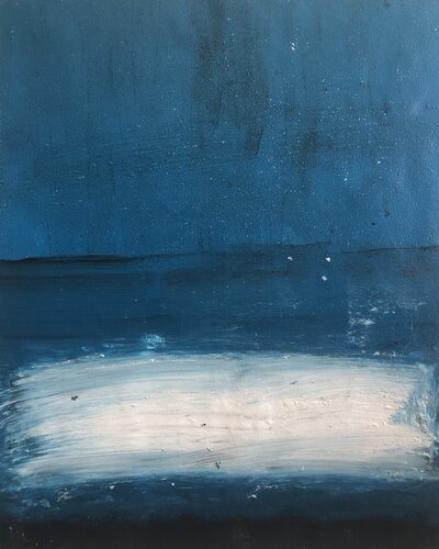 Oceà Blau van Carlos Villena, Schilderij te koop op Singulart