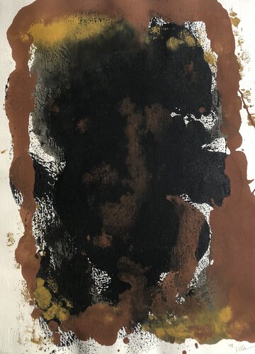 Fos de Marró, Ocre i Negre by Carlos Villena, Painting for Sale on Singulart
