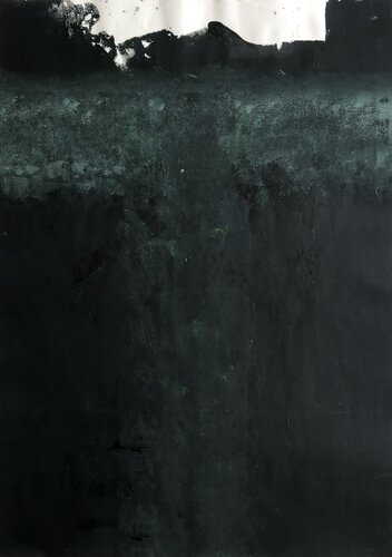 Taca Negra amb Taca Verda by Carlos Villena, Painting for Sale on Singulart