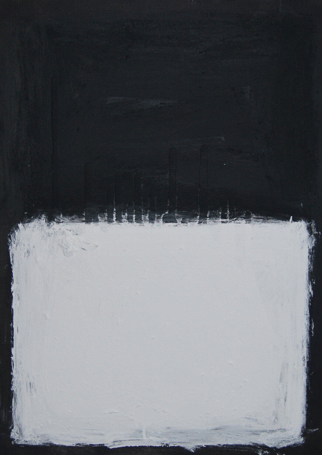 Quadrat Blanc Sobre Fons Negre Carlos Villena Originalgemälde zu verkaufen