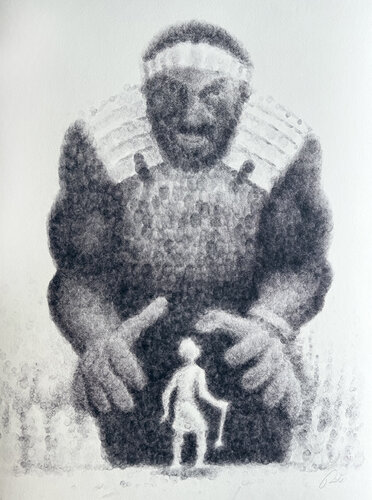 Battles We Face by Mark Pinto, Work on Paper for Sale on Singulart