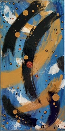 Abisso Astrale van Valeria Pianese, Schilderij te koop op Singulart