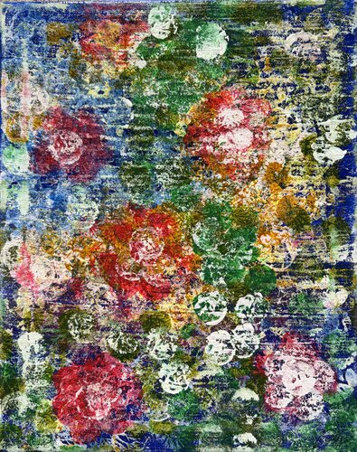 Modulo Floreale: Notturno van Valeria Pianese, Schilderij te koop op Singulart