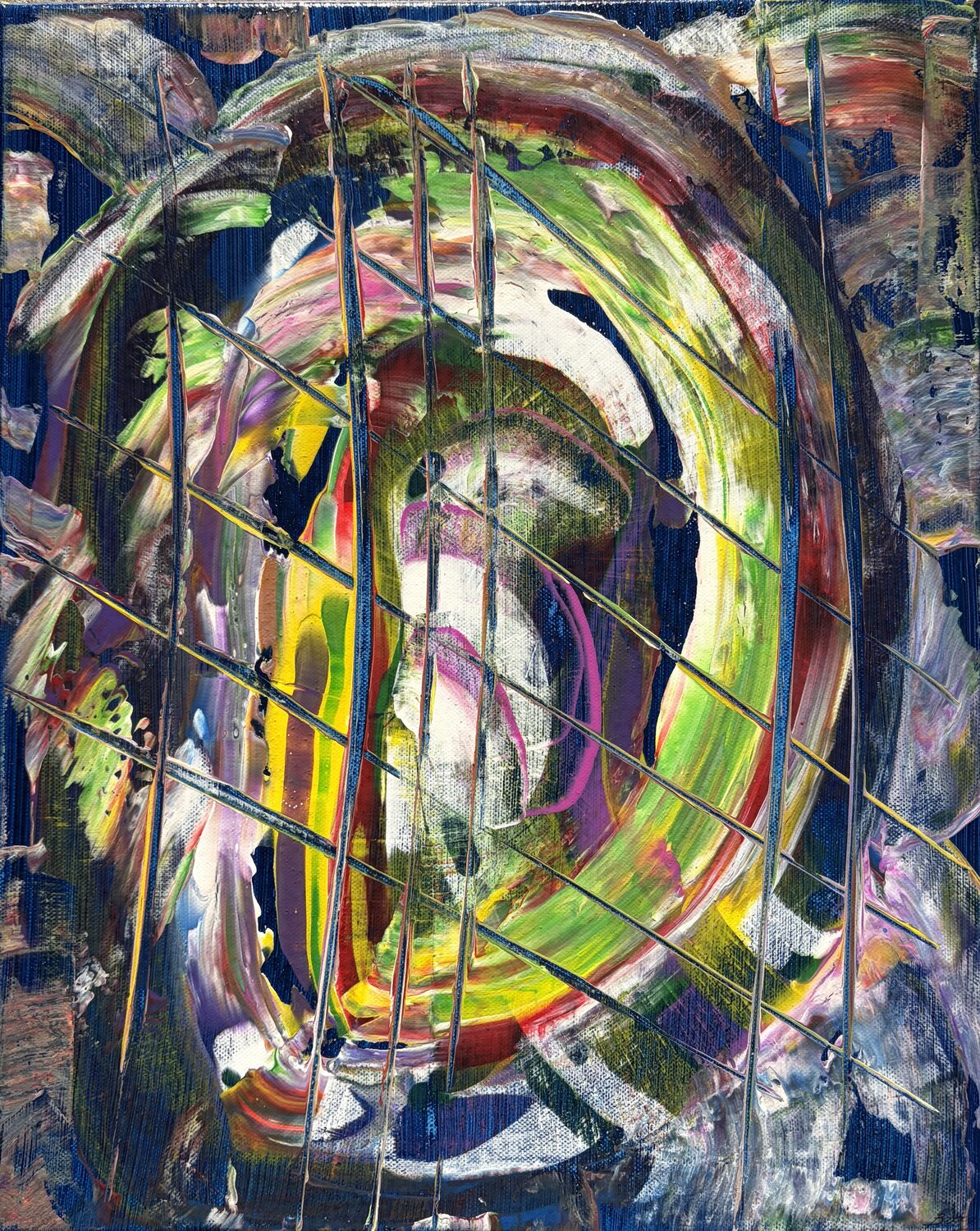Varco n.0: Distorsione Percettiva Valeria Pianese Originalgemälde zu verkaufen