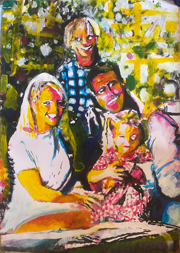 Happy Family 05 by Martin Thomas, Painting for Sale on Singulart