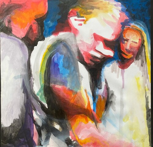 Berlin 90th Citiy Nights 01 by Martin Thomas, 회화 for Sale on Singulart