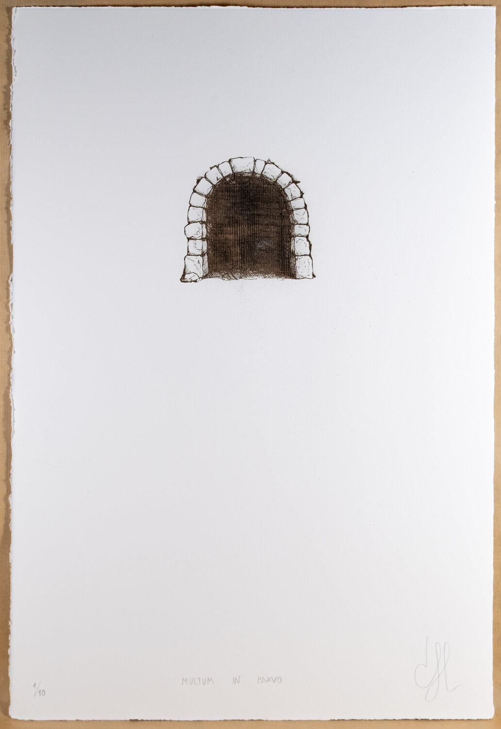 MULTUM IN PARVO II Jorge Fernández de Soto Werk auf Papier zu verkaufen