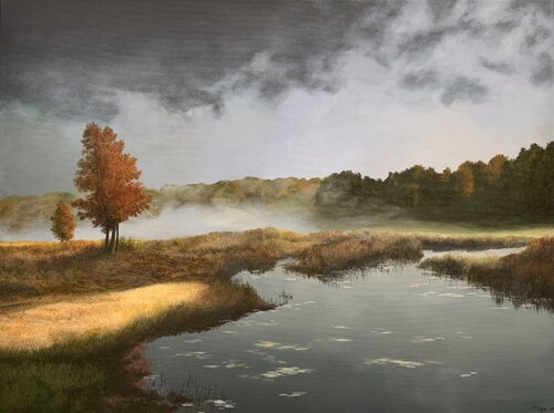 Été indien by Patrick Egger, Painting for Sale on Singulart