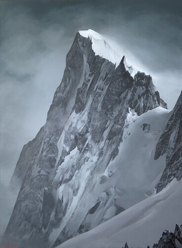 Les Grandes Jorasses by Patrick Egger, Painting for Sale on Singulart