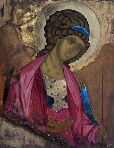 Angel Michael by Maria Shtypuliak, Painting for Sale on Singulart