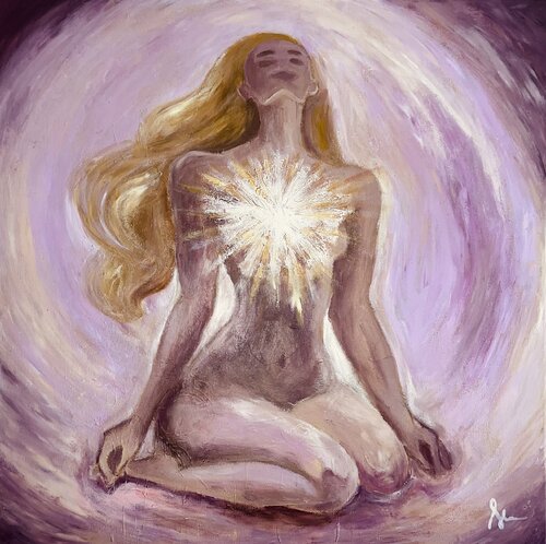 “The Diamond within” (I am valuable) by Maria Shtypuliak, Painting for Sale on Singulart