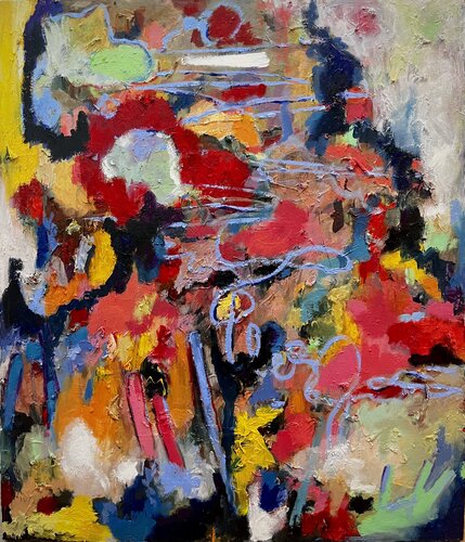 THE BALL by Edvard Badalyan, Painting for Sale on Singulart