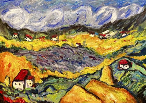 CHILDHOOD MEMORIES di Edvard Badalyan, Pittura in vendita su Singulart