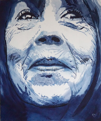 Gisèle Pelicot by Gabriele Riedel, Painting for Sale on Singulart