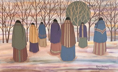 SISTERS TOGETHER de JEANNE ROREX BRIDGES, Pintura a la venta en Singulart