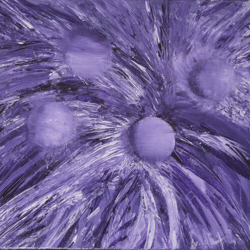 Purple Bubbles by Patrick Kessler, 회화 for Sale on Singulart