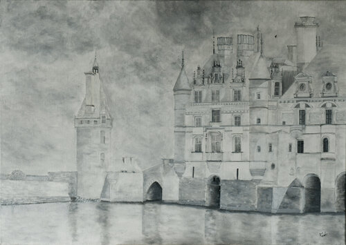 Le Château des Dames de Patrick Kessler, Pintura a la venta en Singulart
