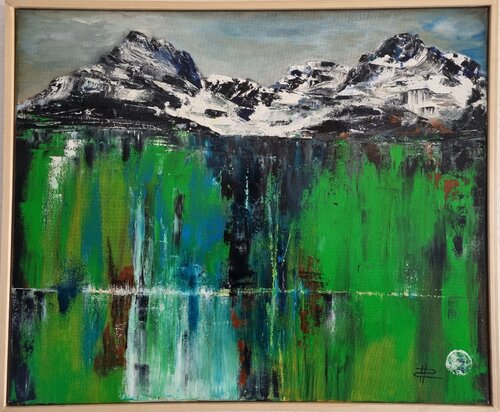 Ibón de Piedrafita van Maria Jose Roldan Hidalgo, Schilderij te koop op Singulart
