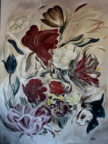 UNIVERSO DE FLORES de Maria Jose Roldan Hidalgo, Pintura a la venta en Singulart