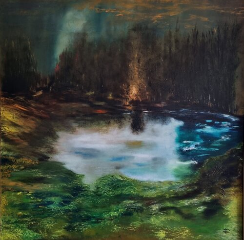 DESDE EL LAGO van Maria Jose Roldan Hidalgo, Schilderij te koop op Singulart