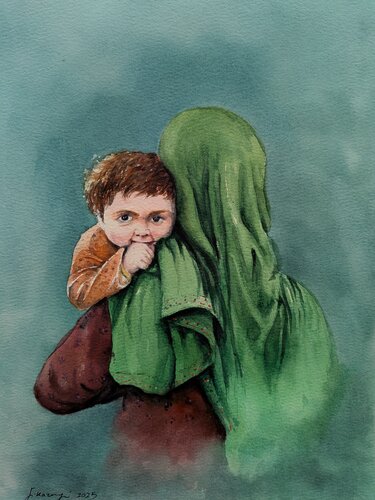 Innocence von Fatemeh Kazemeyni, Malerei kaufen auf Singulart