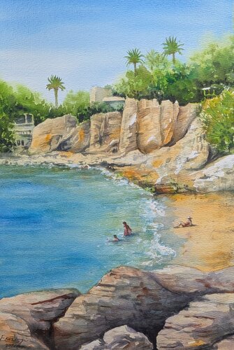Remember the sunny days par Fatemeh Kazemeyni, Peinture en vente sur Singulart