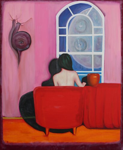 The Weight Of Silence by Yana Raynus, 회화 for Sale on Singulart