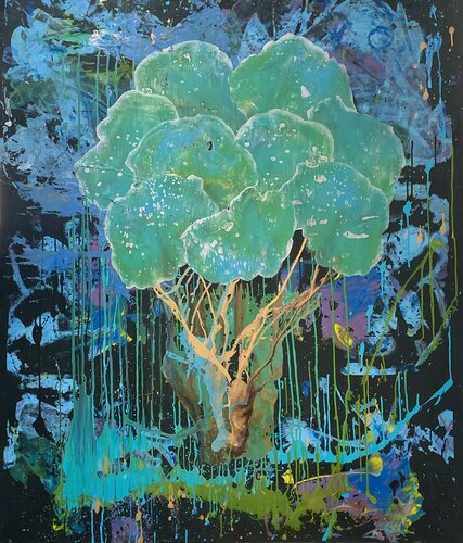 Magical Tree von Cristina Jardanovsky, Malerei kaufen auf Singulart