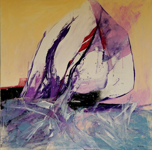 Segelschiff van Margit Schick, Schilderij te koop op Singulart