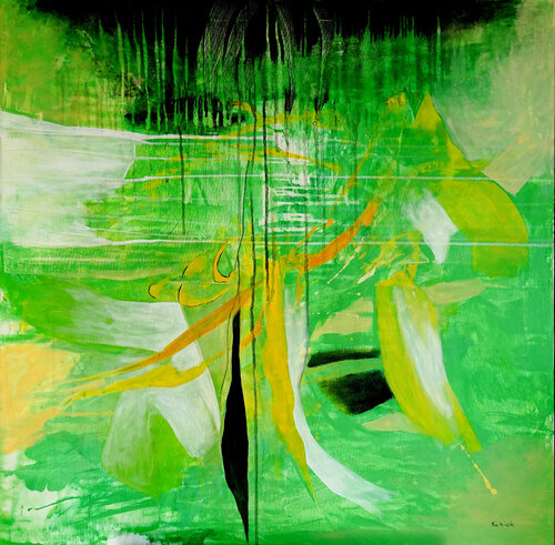 Tanzende Marionetten de Margit Schick, Pintura a la venta en Singulart