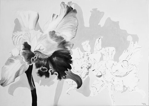 Orchidee von Margit Schick, Malerei kaufen auf Singulart