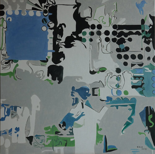 Ein Tänzchen mit..... by Margit Schick, 회화 for Sale on Singulart