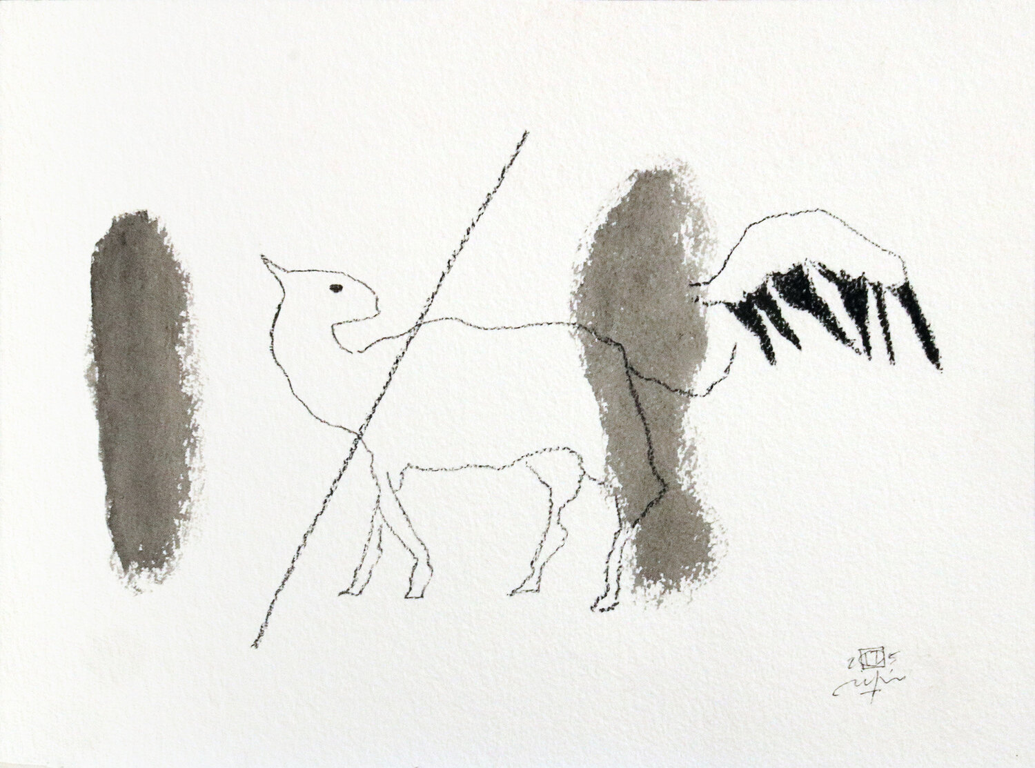 L'animal olivier saint-pierre Drawing for sale