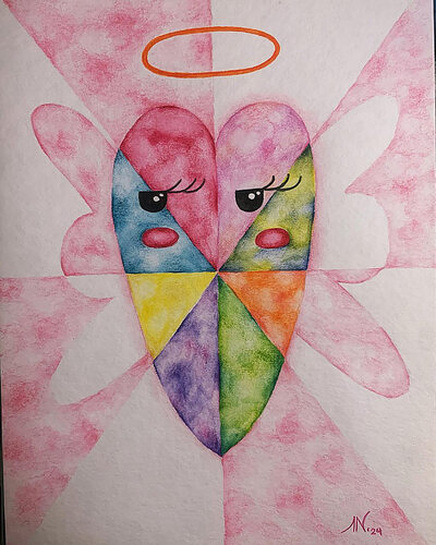 II. Serafín del Alba van Adri Nivon, Werk op papier te koop op Singulart