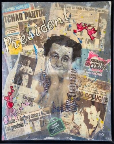 COLUCHE de jean michel guilbert, Pintura a la venta en Singulart
