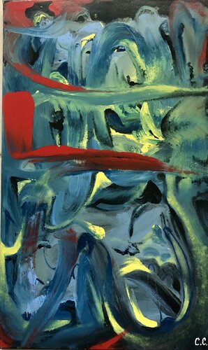 Ronde des démons van claude Crousier, Schilderij te koop op Singulart