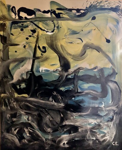 Mouvance 2 van claude Crousier, Schilderij te koop op Singulart